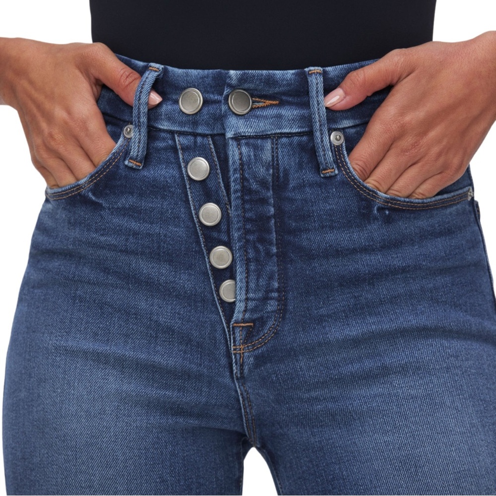 Good American High Rise Blue Jeans